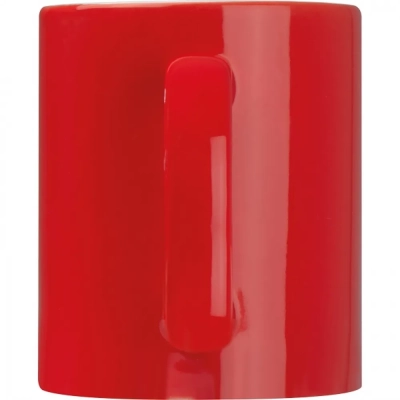 Kubek ceramiczny 300 ml kolor czerwony (MAC8009505)