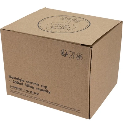 Kubek ceramiczny 350 ml kolor czerwony (MAC8084305)