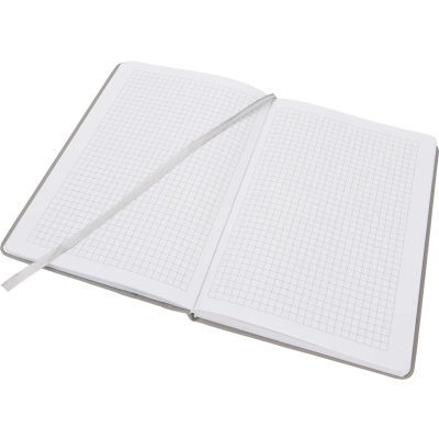 Notatnik A5 w kratkę kolor szary (MAC2136307)
