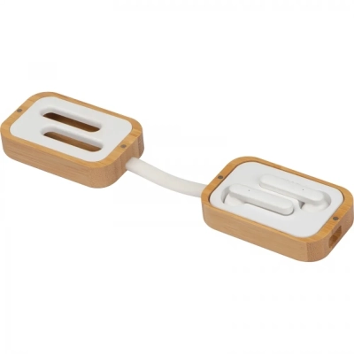 Słuchawki douszne bluetooth kolor beżowy (MAC3257913)