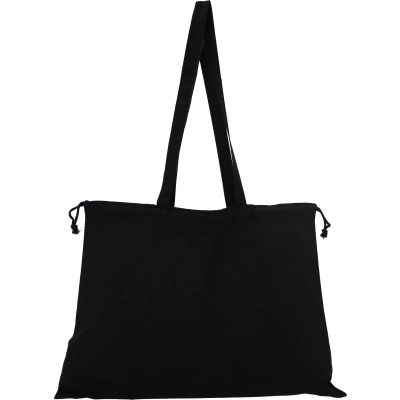 Torba bawełniana z długimi uszami 180 g/m2 kolor czarny (MAC6622103)
