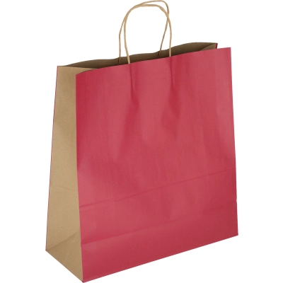 Torba papierowa duża 120 g/m2 kolor bordowy (MAC6181702)