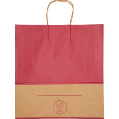 Torba papierowa duża 120 g/m2 kolor bordowy (MAC6181702)
