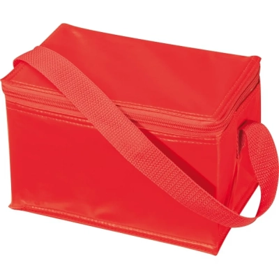 Torba termiczna na 6 puszek 330 ml kolor czerwony (MAC6700405)