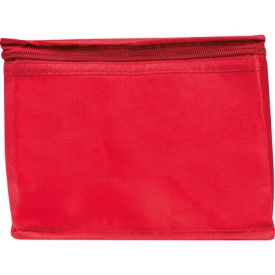 Torba termiczna non woven na 6 puszek 330 ml kolor czerwony (MAC6154205)