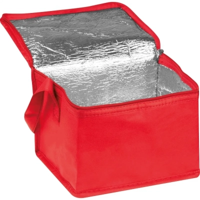 Torba termiczna non woven na 6 puszek 330 ml kolor czerwony (MAC6154205)