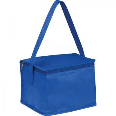 Torba termiczna non woven na 6 puszek 330 ml kolor niebieski (MAC6154204)