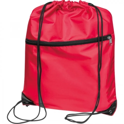 Worek z RPET 210D kolor czerwony (MAC6371805)