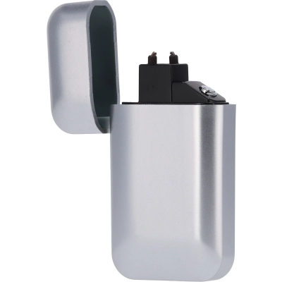 Zapalniczka z ładowaniem USB kolor srebrny (MAC9097697)