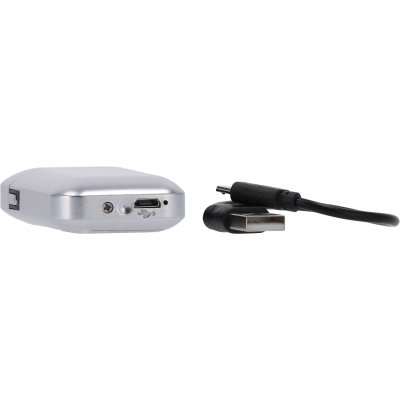 Zapalniczka z ładowaniem USB kolor srebrny (MAC9097697)