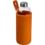 Butelka szklana z pokrowcem 1000 ml kolor pomarańczowy (MAC6242710)