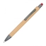 Długopis drewniany touch pen kolor czerwony (MAC1219405)