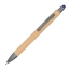 Długopis drewniany touch pen kolor niebieski (MAC1219404)