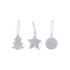 Christmas Decoration Set GREY
