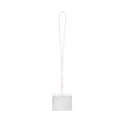 Id Badge Lanyard WHITE
