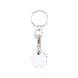 Keyring Coin WHITE