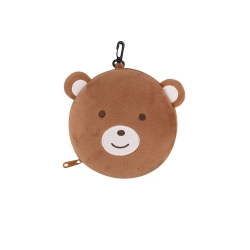 Travel Eye Mask Pillow BROWN