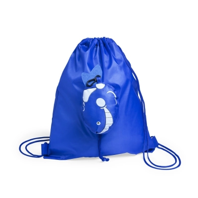 Foldable Drawstring Bag BLUE