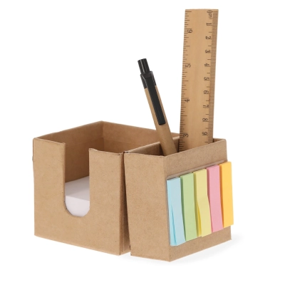 Notepad Pencil Holder NATURAL
