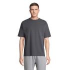 BOXY MEN - T-SHIRT OVERSIZE - Kolor Mysi Szary