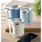 COCOA - Kubek z 2 ściankami 400 ml - Kolor Bialy
