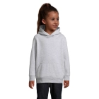 CONDOR KIDS - Bluza z kapture - Kolor Szary Melanż 2 CONDOR KIDS - Bluza z kapture - Kolor Szary Melanż 2