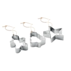 CUQUI SET - Zestaw do ciasteczek - Kolor Srebrny Mat CUQUI SET - Zestaw do ciasteczek - Kolor Srebrny Mat