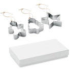 CUQUI SET - Zestaw do ciasteczek - Kolor Srebrny Mat CUQUI SET - Zestaw do ciasteczek - Kolor Srebrny Mat
