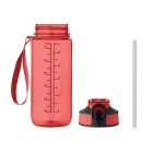ENKEL - Butelka sportowa 700 ml - Kolor Przezroczysty Czerwony