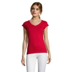 MOON - Damski T-SHIRT 150g - Kolor Czerwony