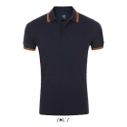 PASADENA MEN - PASADENA MĘSKA POLO - Kolor French Navy/Neon Orange PASADENA MEN - PASADENA MĘSKA POLO - Kolor French Navy/Neon Orange