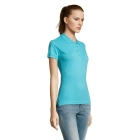 PASSION - Damskie POLO 170g - Kolor Niebieski Atol