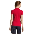 PEOPLE - Damskie POLO 210g - Kolor Czerwony