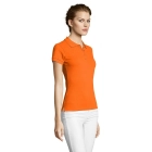 PEOPLE - Damskie POLO 210g - Kolor Pomaranczowy