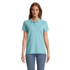 PLANET WOMEN - polo 170g - Kolor Pool Blue