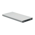 Power bank 8000 mAh POWERFLAT8C kolor srebrny mat
