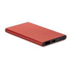 POWERFLAT C - Power Bank 4000 mAh typ C - Kolor Burgund