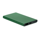 POWERFLAT C - Power Bank 4000 mAh typ C - Kolor Ciemnozielony