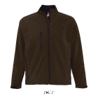 RELAX - Męski softshell 340g - Kolor Dark Chocolate