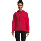 REPLAY WOMEN - REPLAY DAMSKA SOFTSHELL - Kolor Pepper Red