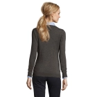 GLORY WOMEN - V-NECK SWEATER - Kolor Charcoal Melange GLORY WOMEN - V-NECK SWEATER - Kolor Charcoal Melange