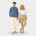 PACIFIC LSL - POLO - Kolor Denim