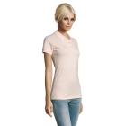 PERFECT WOMEN - PERFECT Damskie POLO 180g - Kolor Kremowy Róż