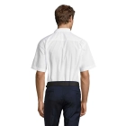 BRISTOL - POPLIN MEN SHIRT - Kolor Bialy