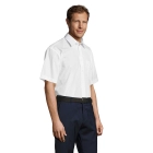 BRISTOL - POPLIN MEN SHIRT - Kolor Bialy