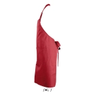 GALA - APRON WITH POCKETS - Kolor Czerwony