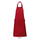 GALA - APRON WITH POCKETS - Kolor Czerwony