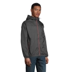 SKATE - LINED WINDBREAKER - Kolor Black/Dark Grey