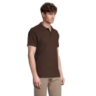 SPRING II - MEN Polo 210g - Kolor Chocolate
