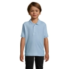 SUMMER II KIDS - Polo 170g - Kolor Sky Blue Pique